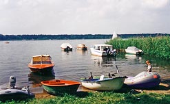 Boote am Strand