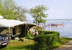 Camping mit Seeblick