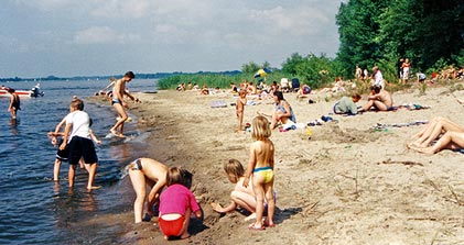 Strand an der Malge